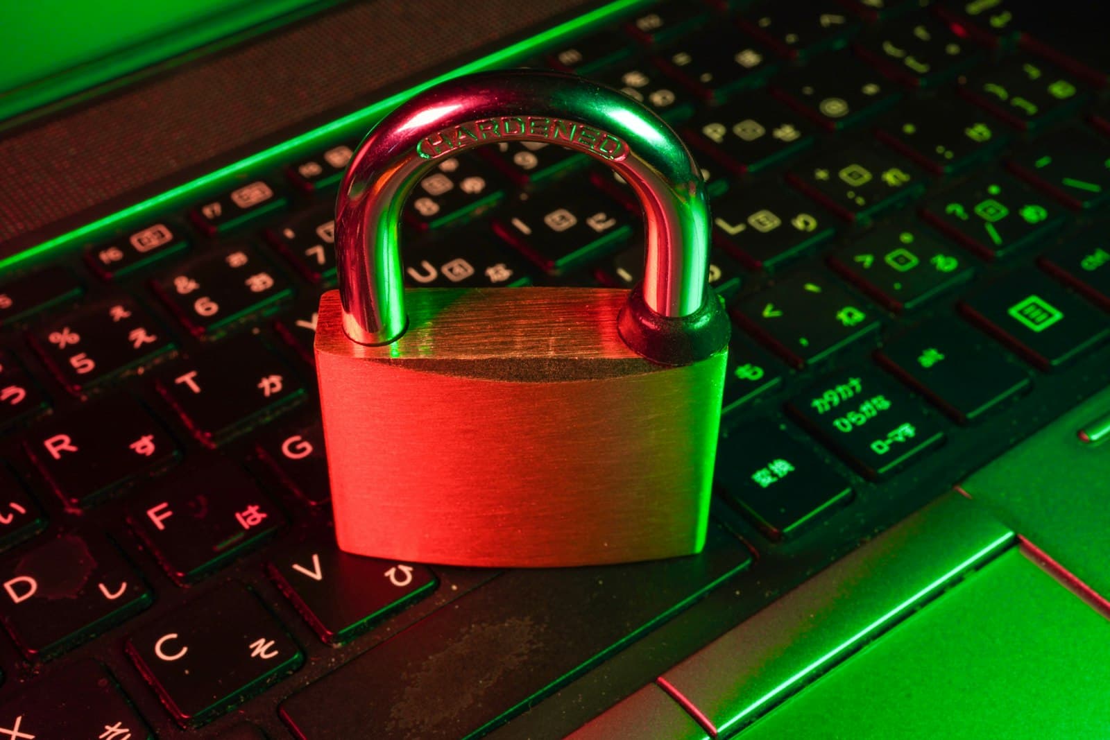 Candado sobre el teclado de un portátil: RGPD y protección de datos en consulta psicológica